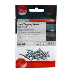 Self-Tapping Screw - Pan Head - Zinc