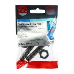 Set & Hex Nut - Stainless Steel