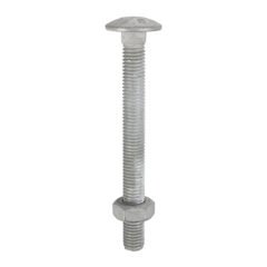 Carriage Bolt & Nut - Hot Dipped Galvanised